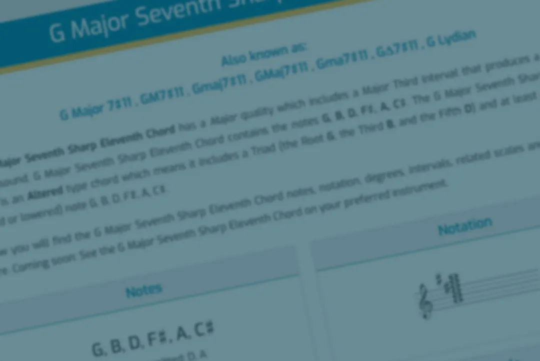 Chords - Fundamentals of Music Theory - EverythingMusic.com